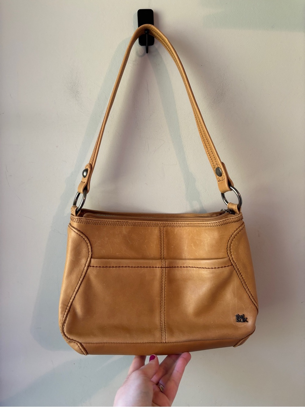 The Sak Tan Leather Shoulder Bag